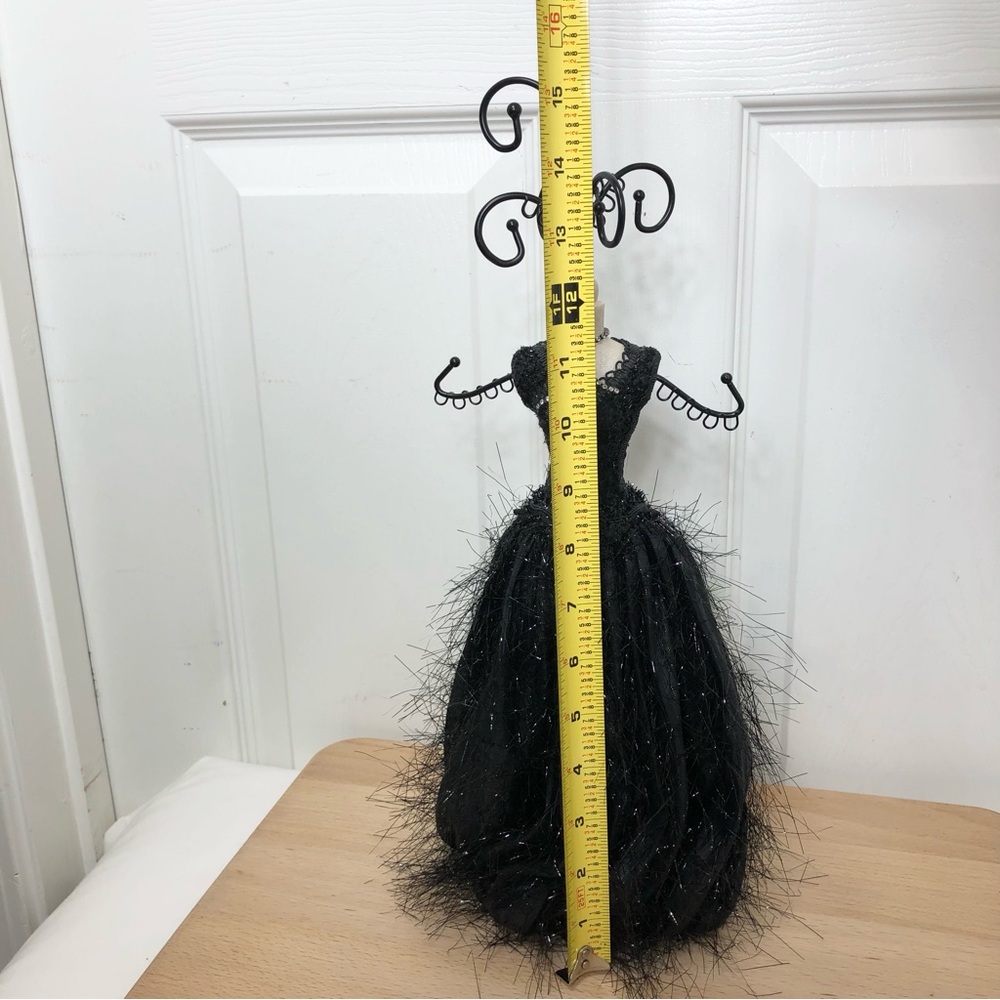 Vintage Black Dress Mannequin‎ Stand Jewelry Holder 15" Tall - Picture 9 of 11